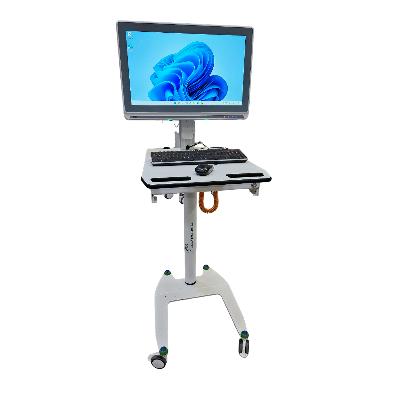 ONYX MOBILE PC WORKSTATION INTEL I5 HEIGHT ADJUST 360° MEDICAL INDUSTRIAL PC SET