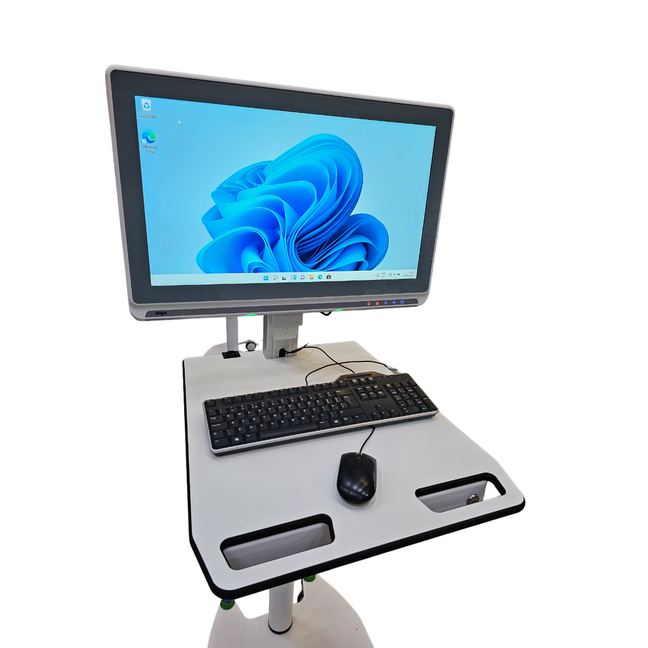 ONYX MOBILE PC WORKSTATION INTEL I5 HEIGHT ADJUST 360° MEDICAL INDUSTRIAL PC SET