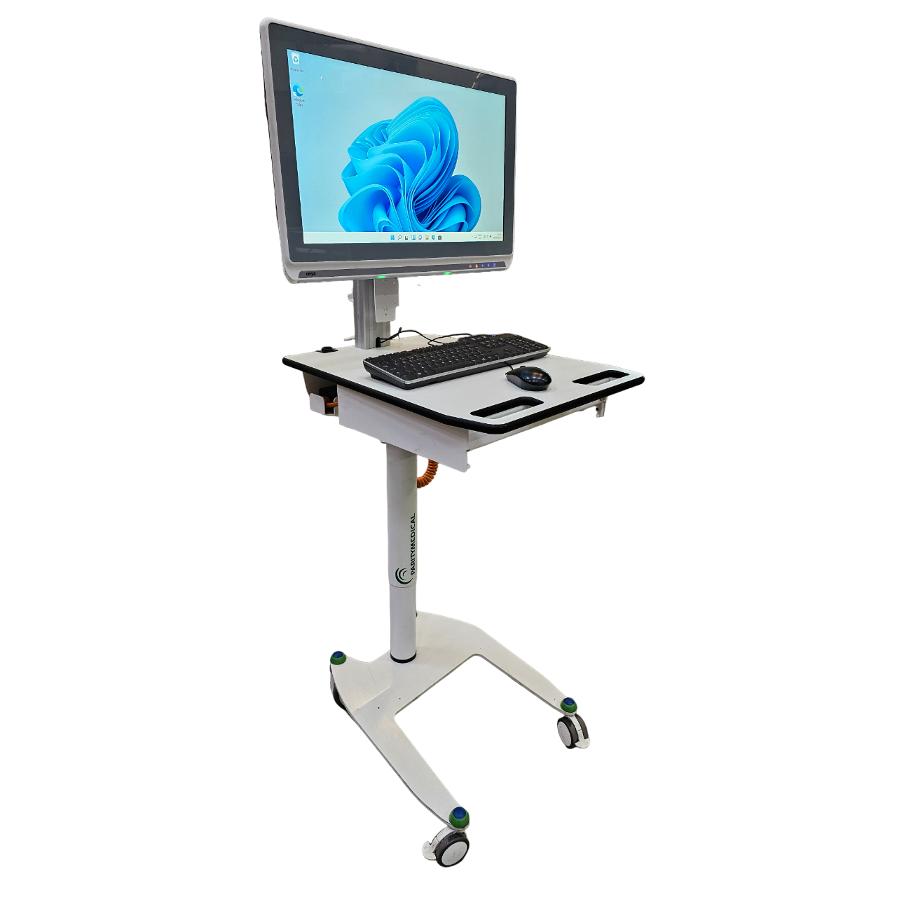 ONYX MOBILE PC WORKSTATION INTEL I5 HEIGHT ADJUST 360° MEDICAL INDUSTRIAL PC SET