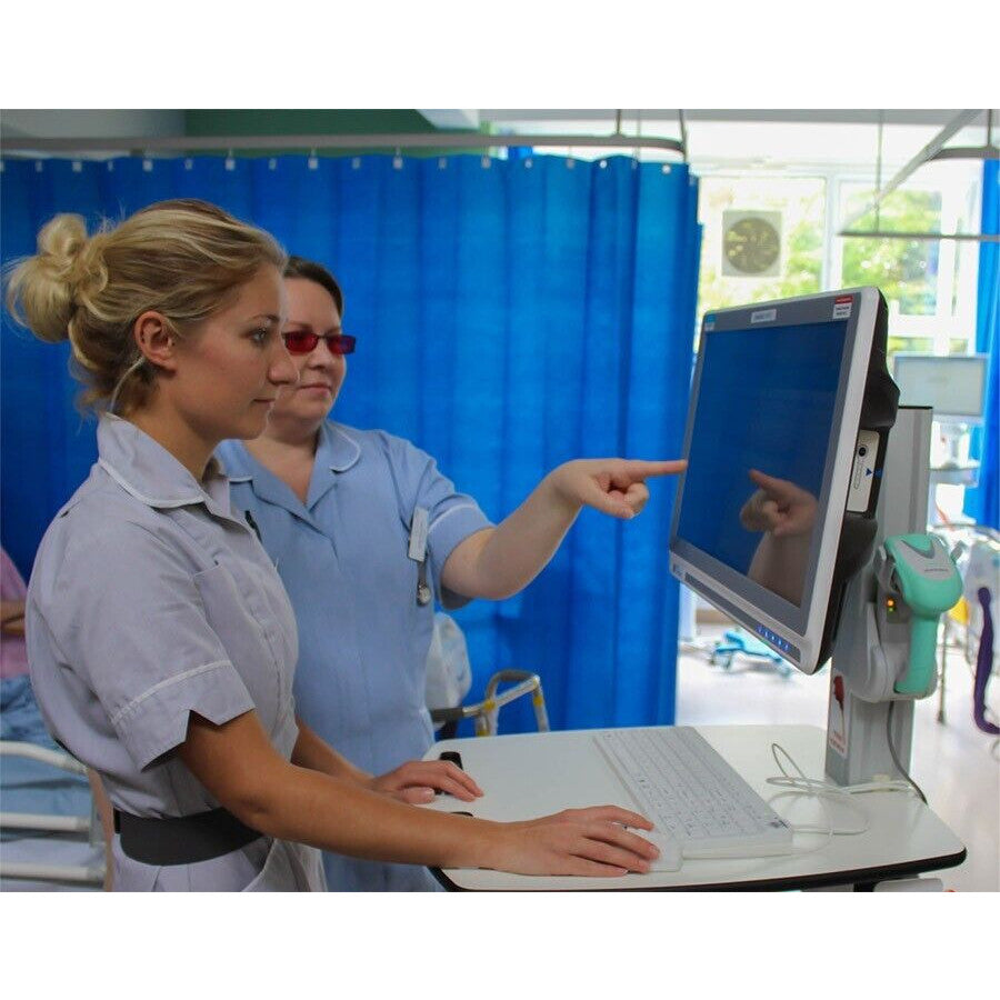 ONYX MOBILE PC WORKSTATION INTEL I5 HEIGHT ADJUST 360° MEDICAL INDUSTRIAL PC SET