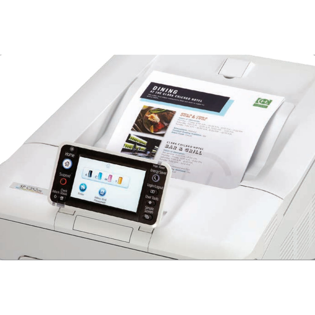 RICOH C352DN A4 COLOUR LASER PRINTER HOME OFFICE 30PPM DUPLEX GENUINE TONER APP
