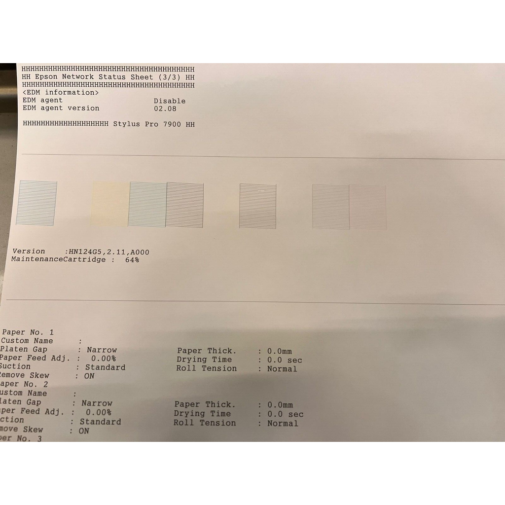 EPSON STYLUS PRO 7900 24" A1 LARGE FORMAT 2800X1440DPI INKJET PRINTER PLOTTER