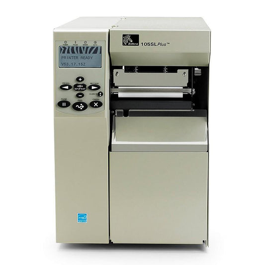 ZEBRA 105SL INDUSTRIAL THERMAL TRANSFER PRINTER PARALLEL 203 DPI METAL CASE   - GOOD  -  REFURBISHED