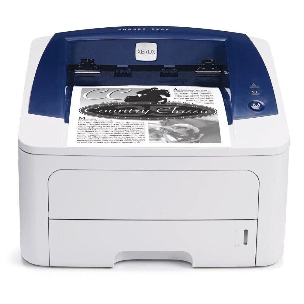 XEROX PHASER 3250DN USB NETWORK DUPLEX COMPACT FAST A4 MONO LASER PRINTER     - GOOD - REFURBISHED