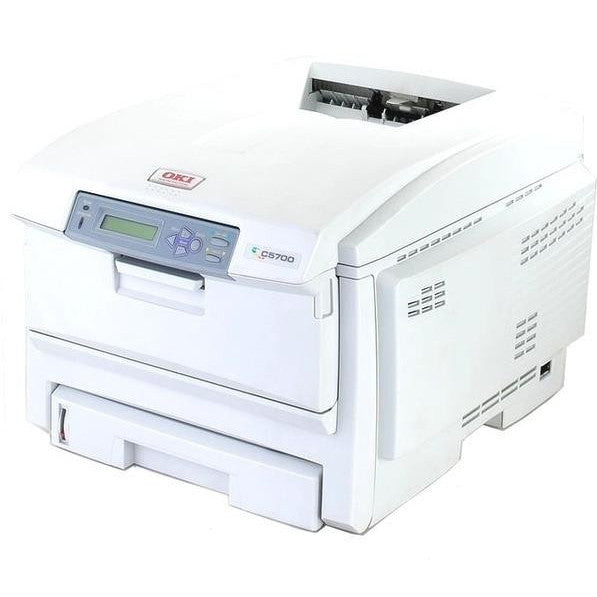 OKI C5700N COLOR LED PRINTER 32PPM A4 DOCUMENT NETWORK WORKSTATION FAST LASER    -   USED