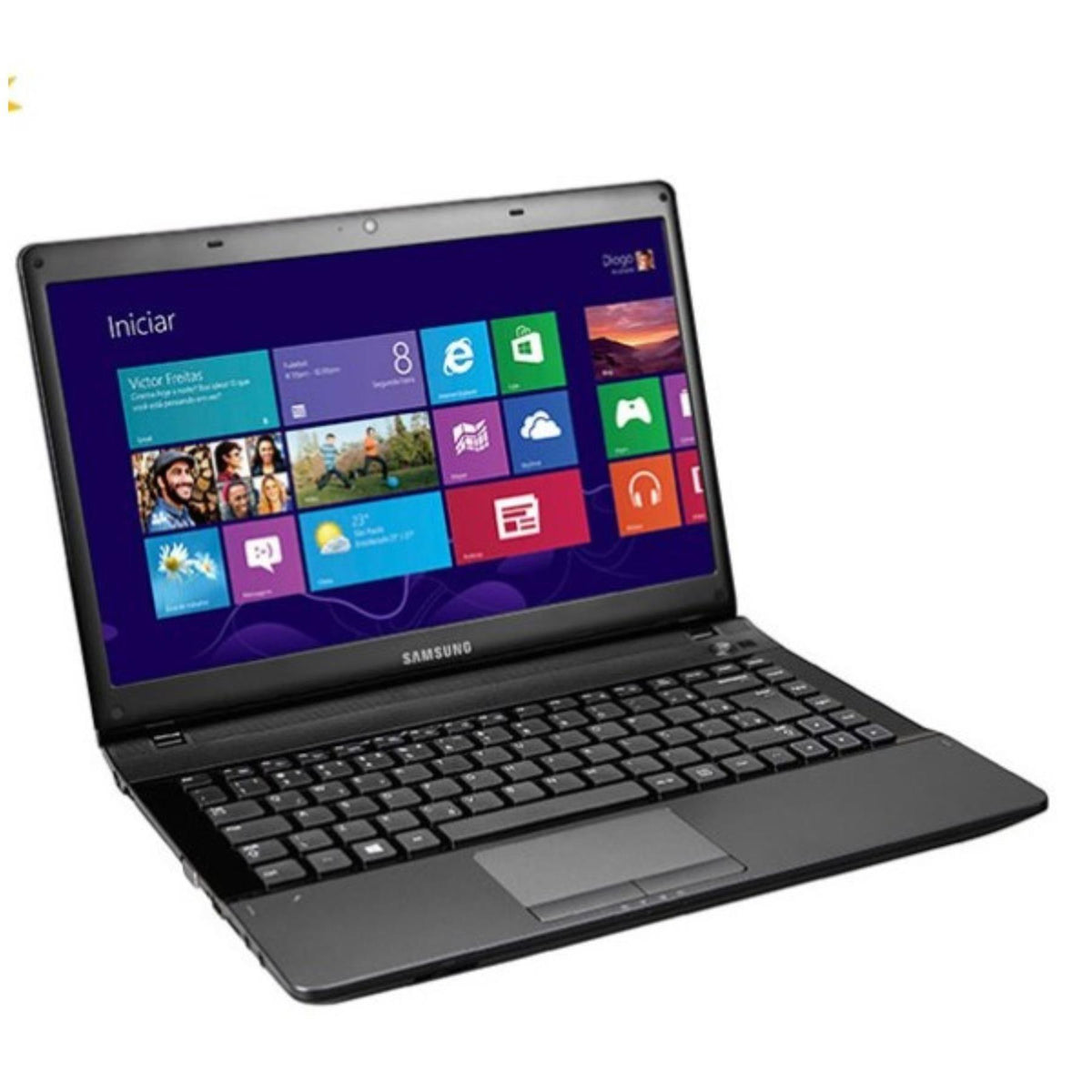 Samsung 300E4C Windows 11 Laptop Intel i3 8GB RAM 500GB Storage 14" HD Webcam DVD BT WiFi - Very Good - Refurbished