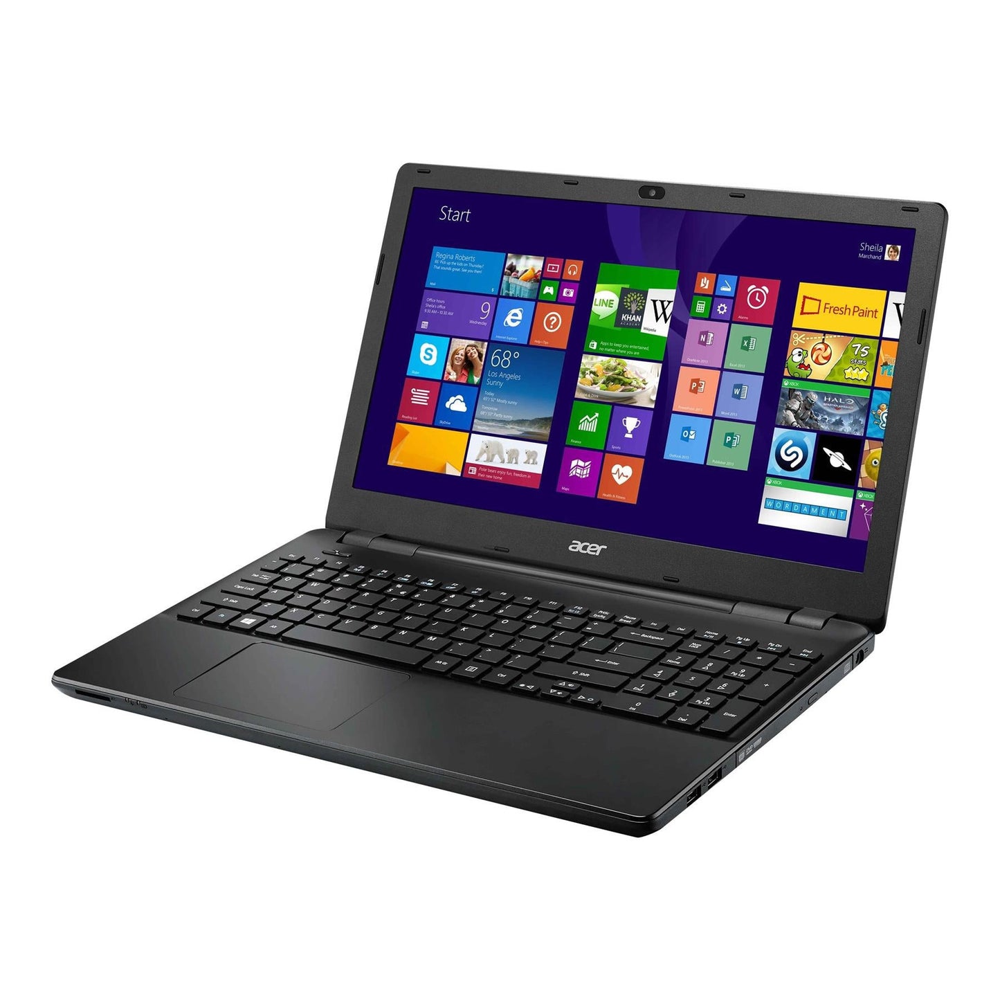 ACER ASPIRE P256-M WINDOWS 11 LAPTOP INTEL I3 4GB RAM 500GB STORAGE 15.6" HD WEBCAM BT DVD - VERY GOOD REFURBISHED
