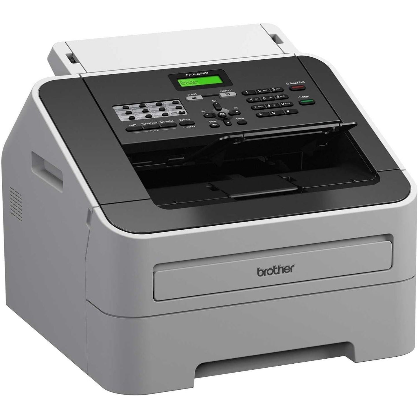 BROTHER FAX-2940 MONOCHROME LASER FAX PRINTER AUTO DOCUMENT FEEDER 24PPM
