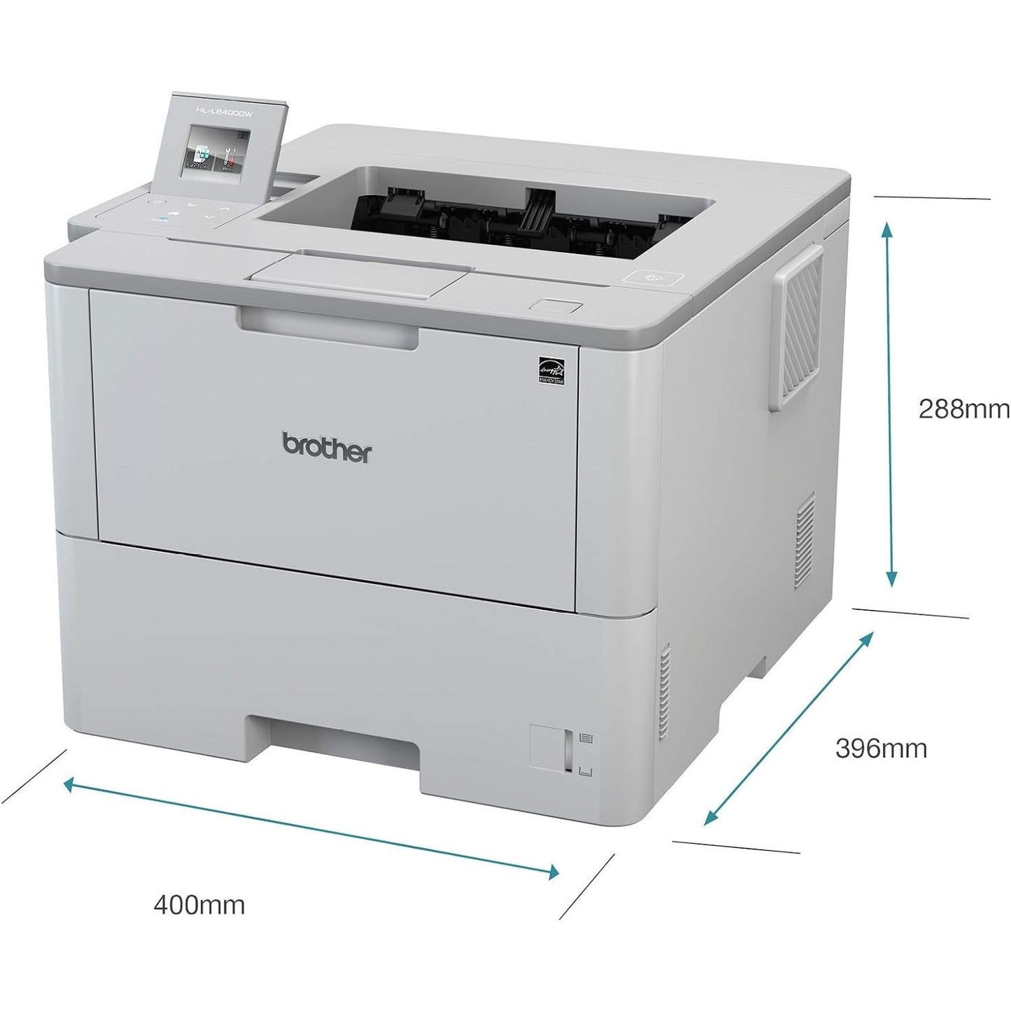 BROTHER HL-L6400DW A4 AUTO DUPLEX NETWORK USB FAST 50PPM A4 1200 DPI MONO LASER PRINTER -    GOOD - REFURBISHED