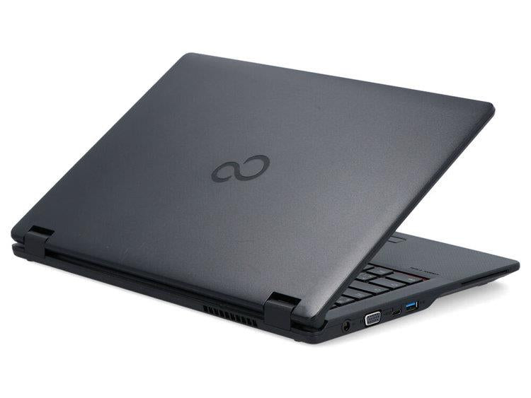 Fujitsu LifeBook E548 Windows 11 Laptop Intel i5 8GB RAM 128GB SSD 15" HD Webcam WiFi BT Colour Black- Very Good - Refurbished