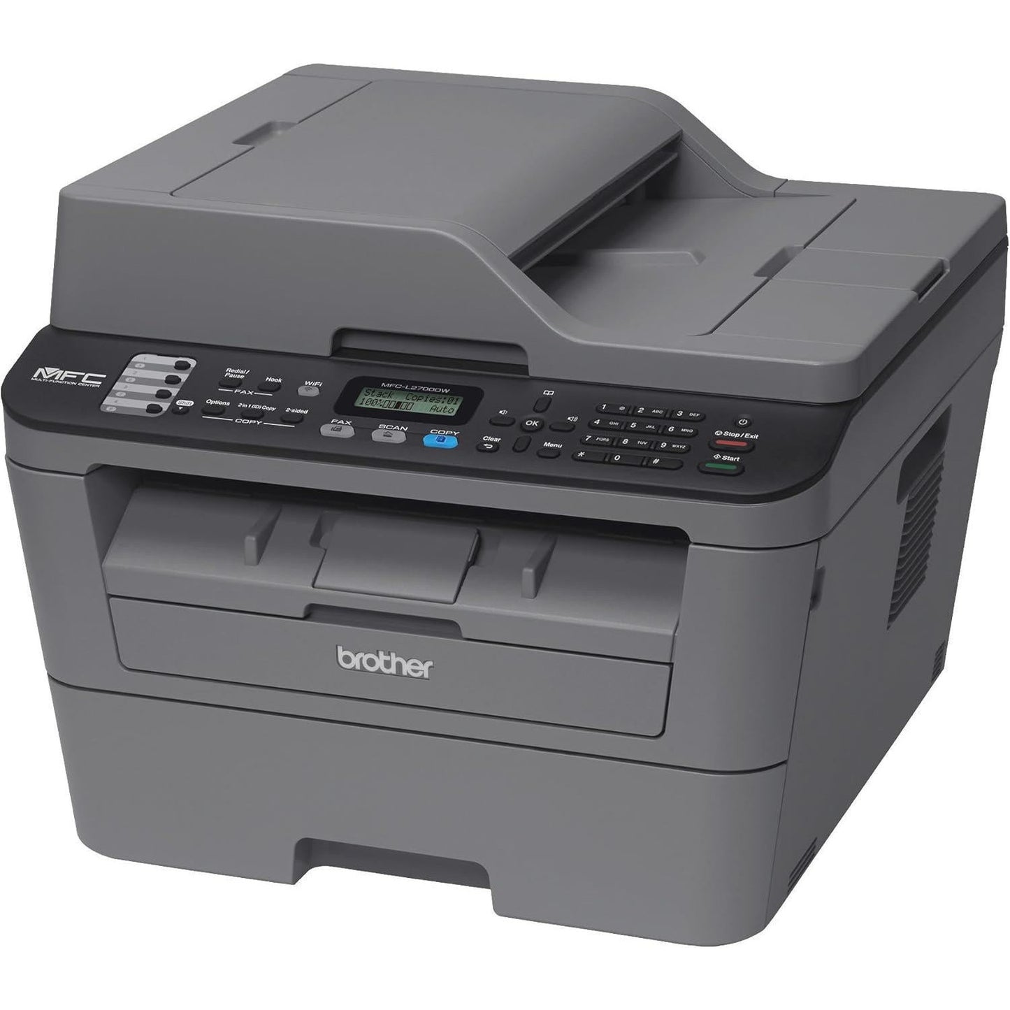 BROTHER MFCL2700DW ALL-IN ONE LASER PRINTER WITH WIRELESS NETWORKING & DUPLEX