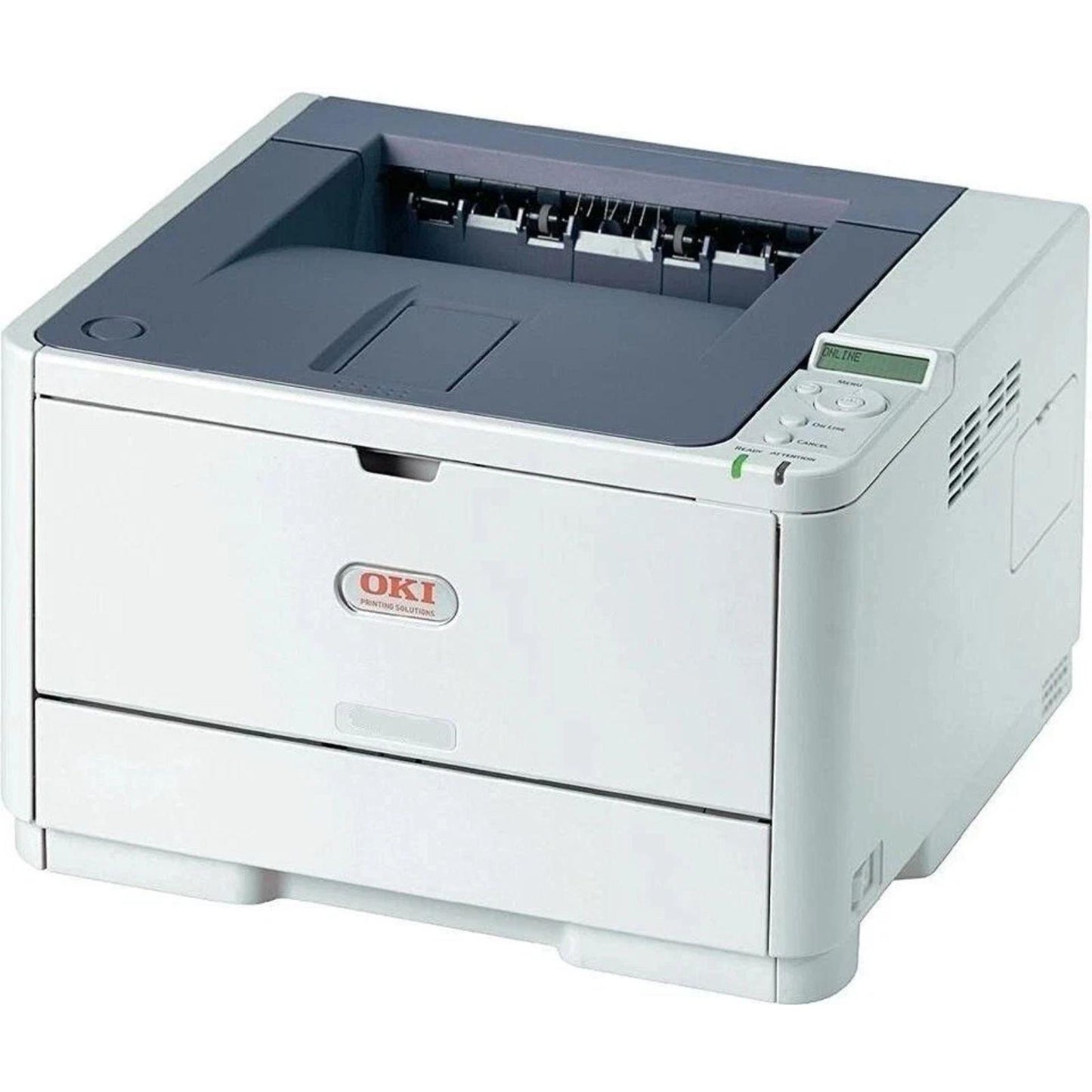 OKI B431DN MONO LASER PRINTER 40 PPM 1200 DPI  A4 USB AUTO DUPLEX NETWORK FAST - NO TONER & DRUM   -   USED