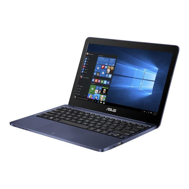 Asus VivoBook E203N Windows 11 Laptop Intel Celeron N3350 64GB SSD 11" HD Webcam, WiFi BT Colour Dark Blue - Very Good - Refurbished