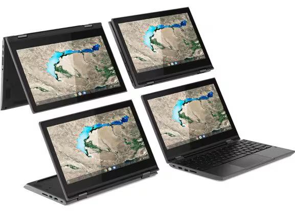 LENOVO CHROMEBOOK 300E 2ND GEN 2 IN 1 TABLET LAPTOP AMD A4 11.6" HD WEBCAM