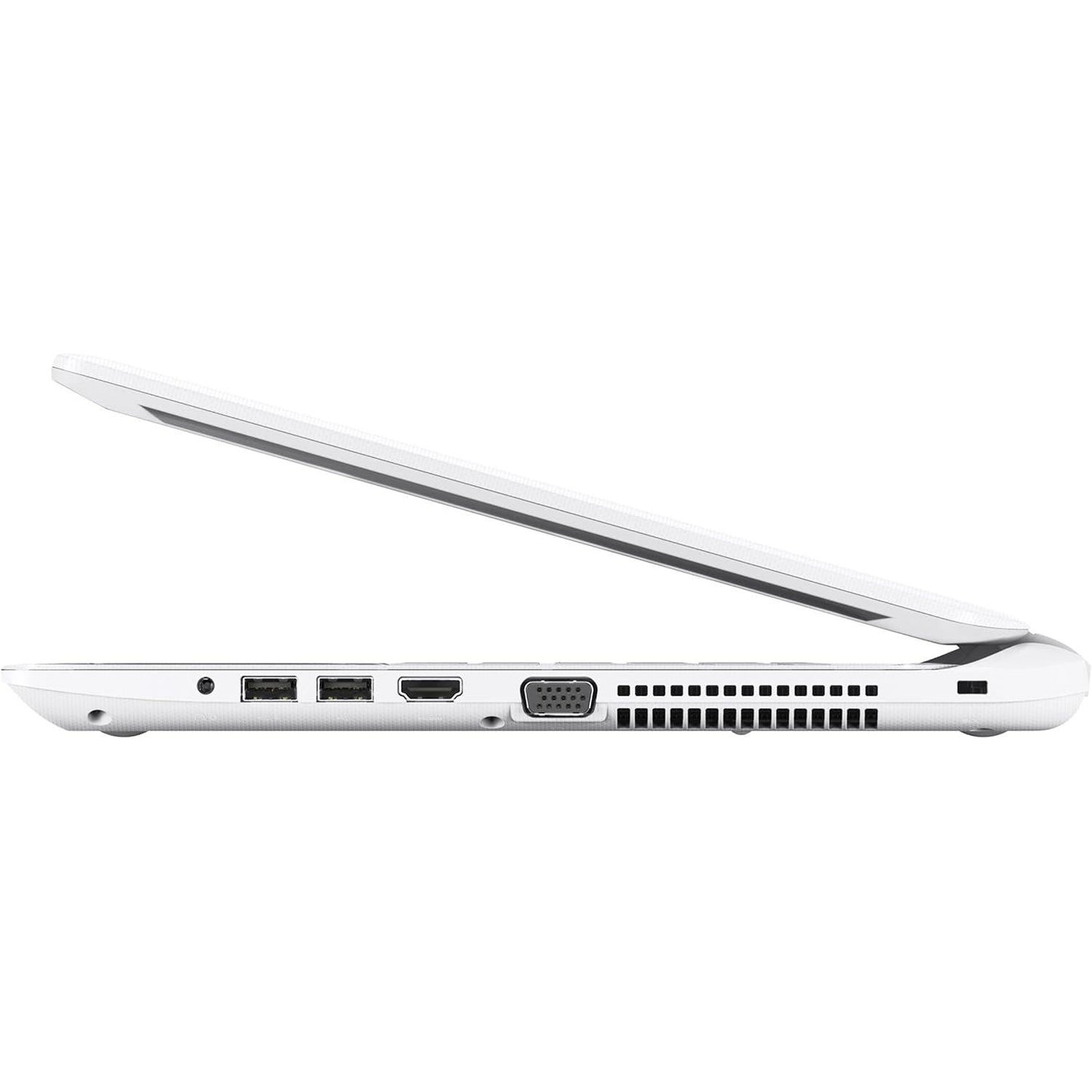Toshiba Satellite L50-B Windows 11 Laptop 15" Core I3 8GB RAM 500GB Storage HD Webcam, DVD, BT, Wifi, White Colour - Very Good - Refurbished