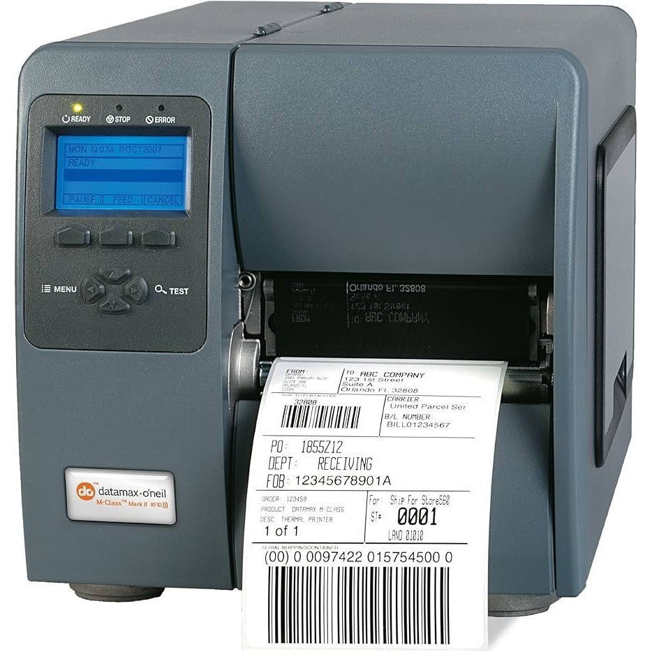 DATAMAX M-CLASS MARK II M-4210 THERMAL LABEL PRINTER 203 DPI 10 IPS USB SERIAL  -   GOOD - REFURBISHED