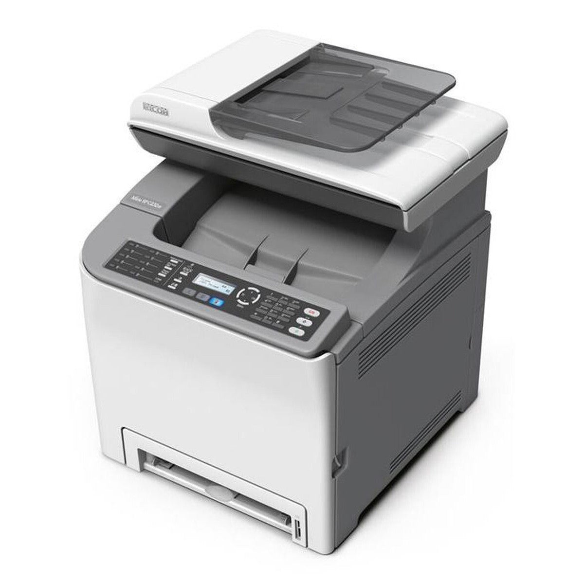RICOH SP C232SF ALL-IN-ONE COLOR LASER 21PPM NETWORK OFFICE WORKSTATION FAST   -   GOOD - REFURBISHED