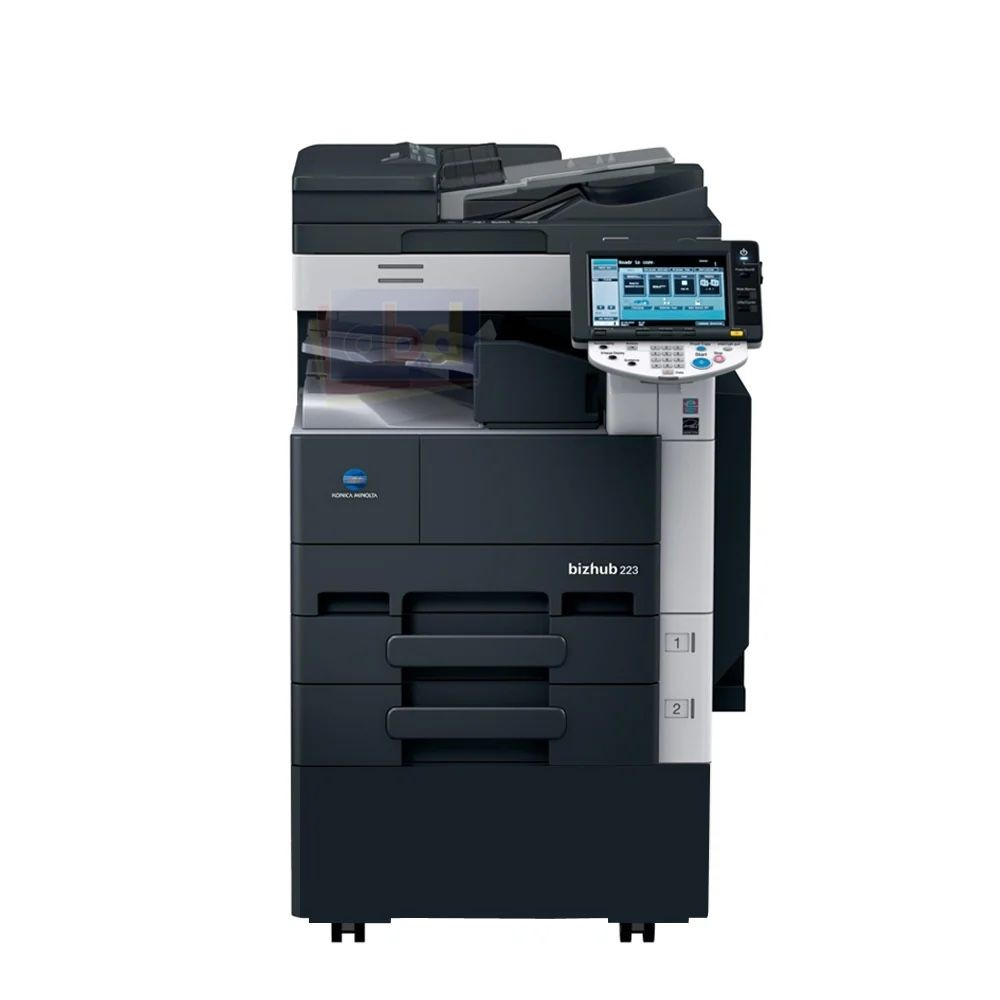 KONICA MINOLTA BIZHUB 223 A3 MONO MFP COPIER PRINTER SCAN DUPLEX NETWORK 22PPM   - GOOD  -  REFURBISHED
