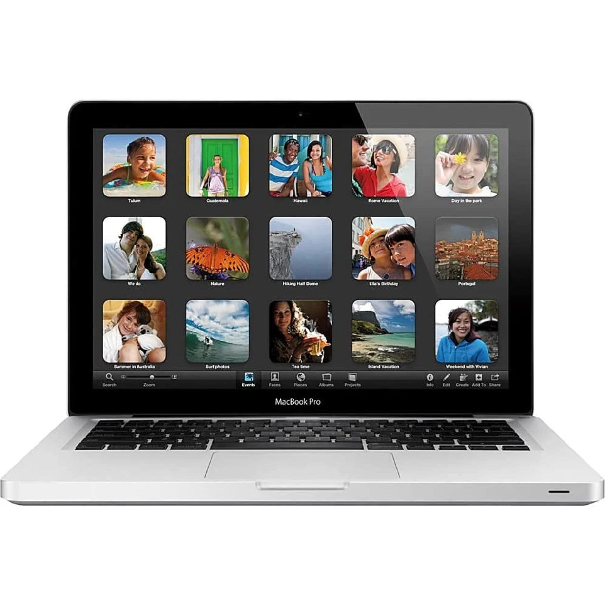 APPLE MACBOOK PRO 11.1 A1502 MACOS 13" INTEL CORE I5 8GB RAM 128GB SSD HD WEBCAM, WIFI,BT  -  GOOD – REFURBISHED