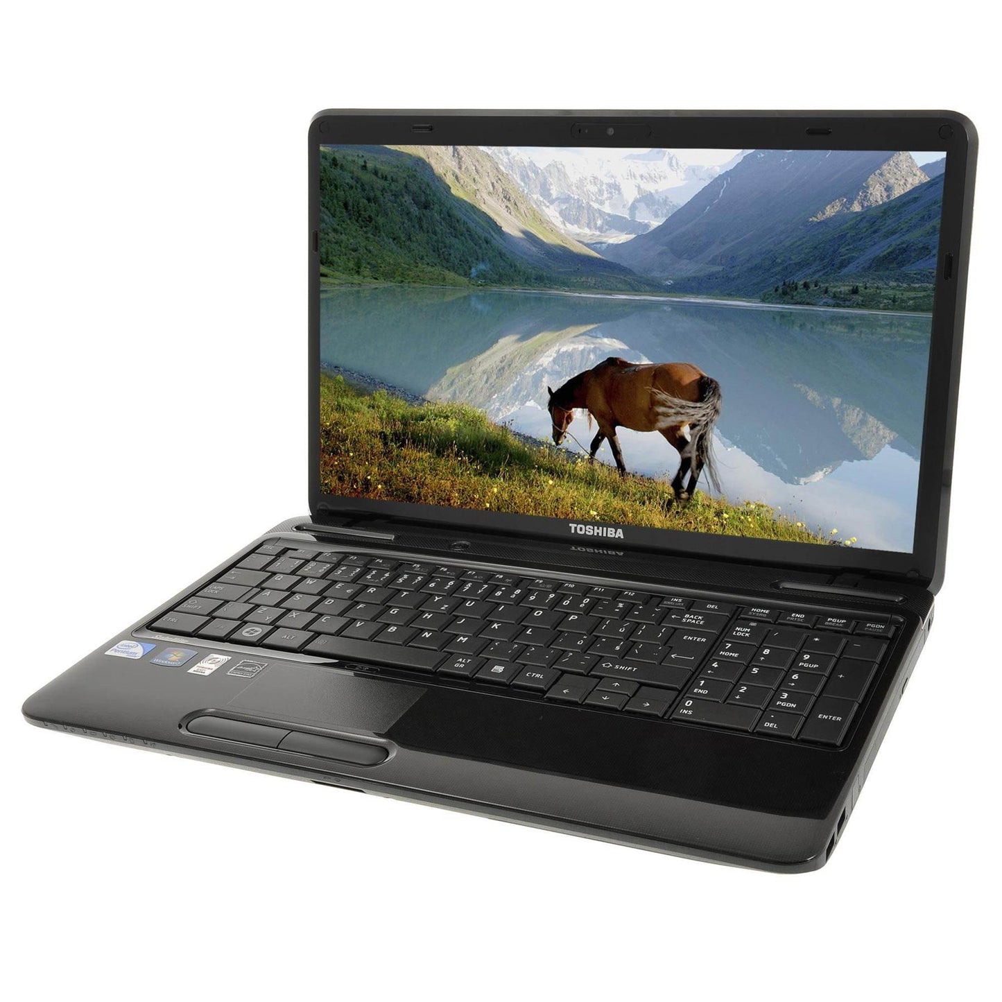 TOSHIBA SATELLITE PRO L750-1EK WINDOWS 11 LAPTOP 15" CORE I3 8GB RAM 128GB SSD HD WEBCAM, WIFI, BT - GOOD – REFURBISHED
