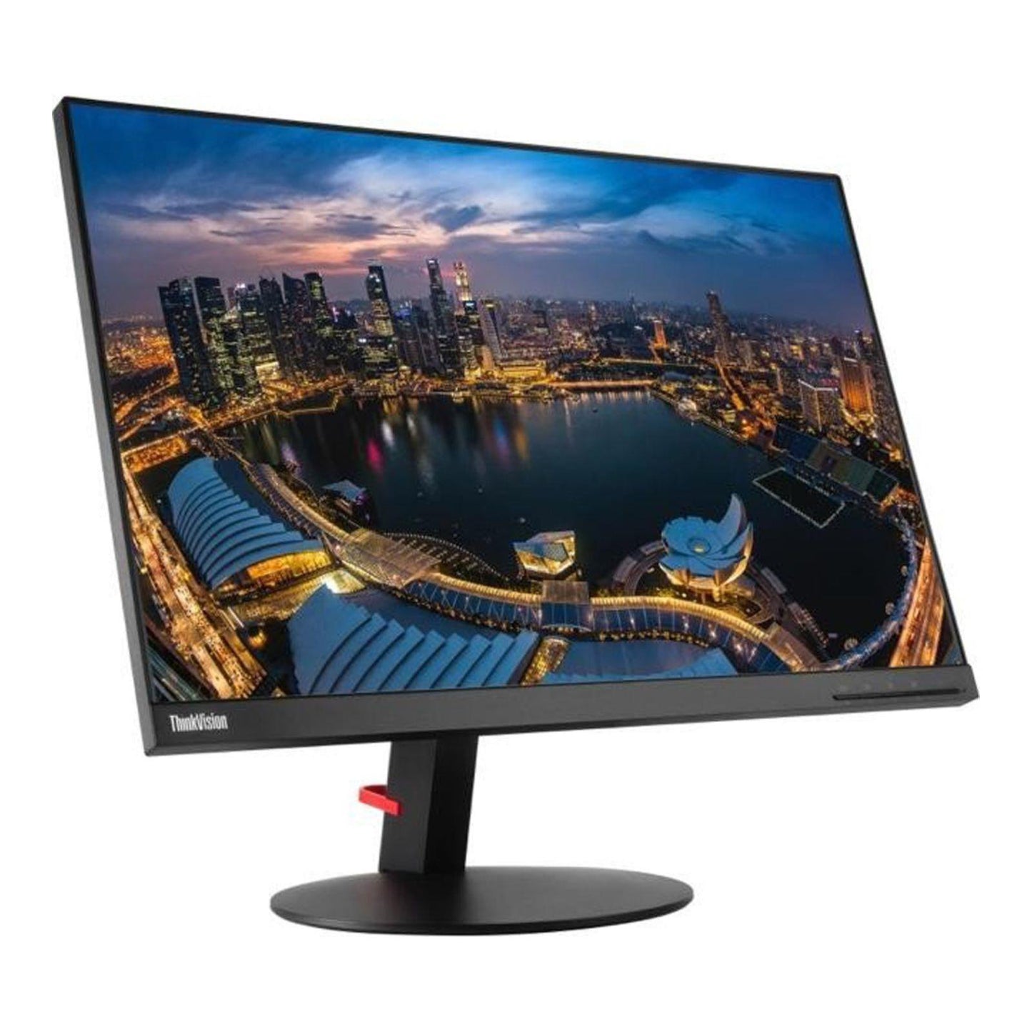 LENOVO T24i-19 24" FHD 1920X1080 IPS LED SLIM MONITOR DP VGA HDMI / NO STAND MONITOR FOR HOME & OFFICE USE   -  GOOD REFURBISHED