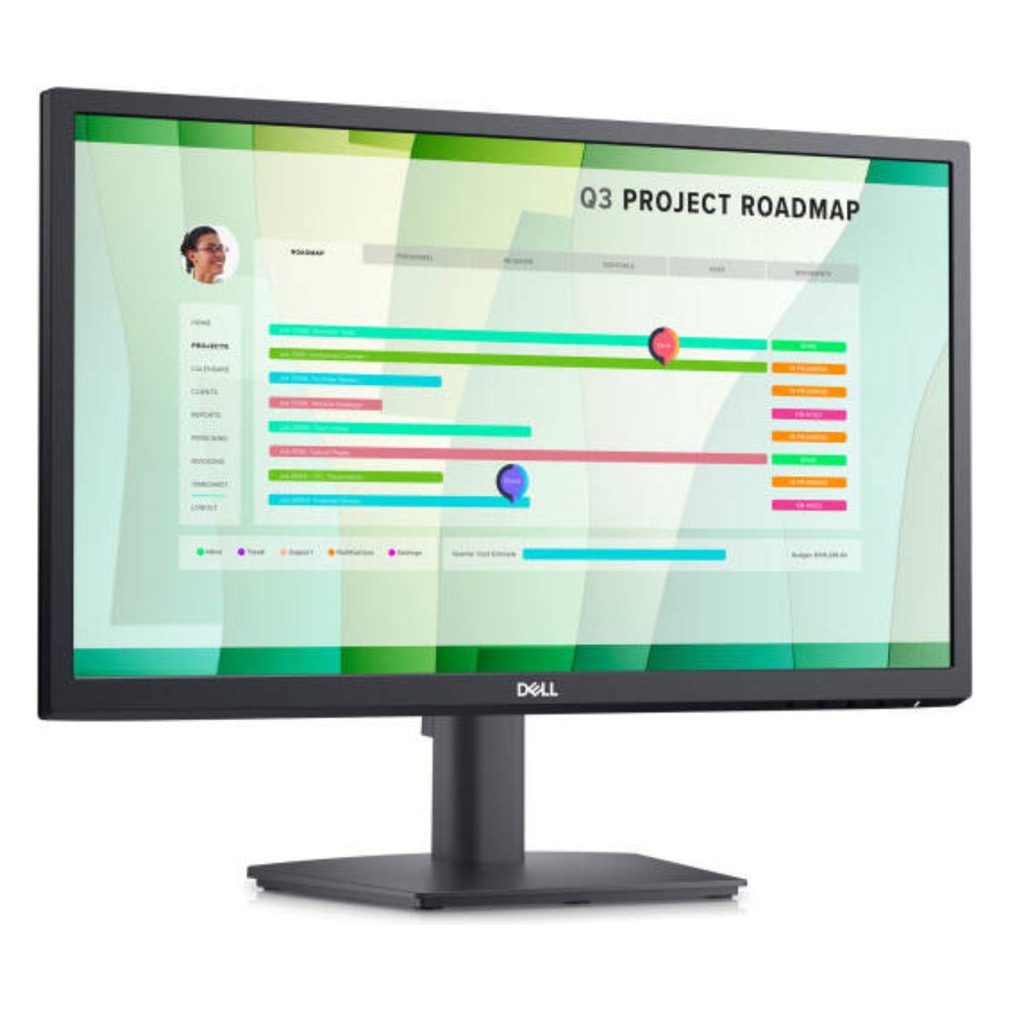 DELL E2223HN 21.5" LED FLAT PANEL MONITOR FHD 1920X1080 HDMI VGA - WITHOUT STAND MONITOR FOR HOME & OFFICE USE  -  GOOD REFURBISHED