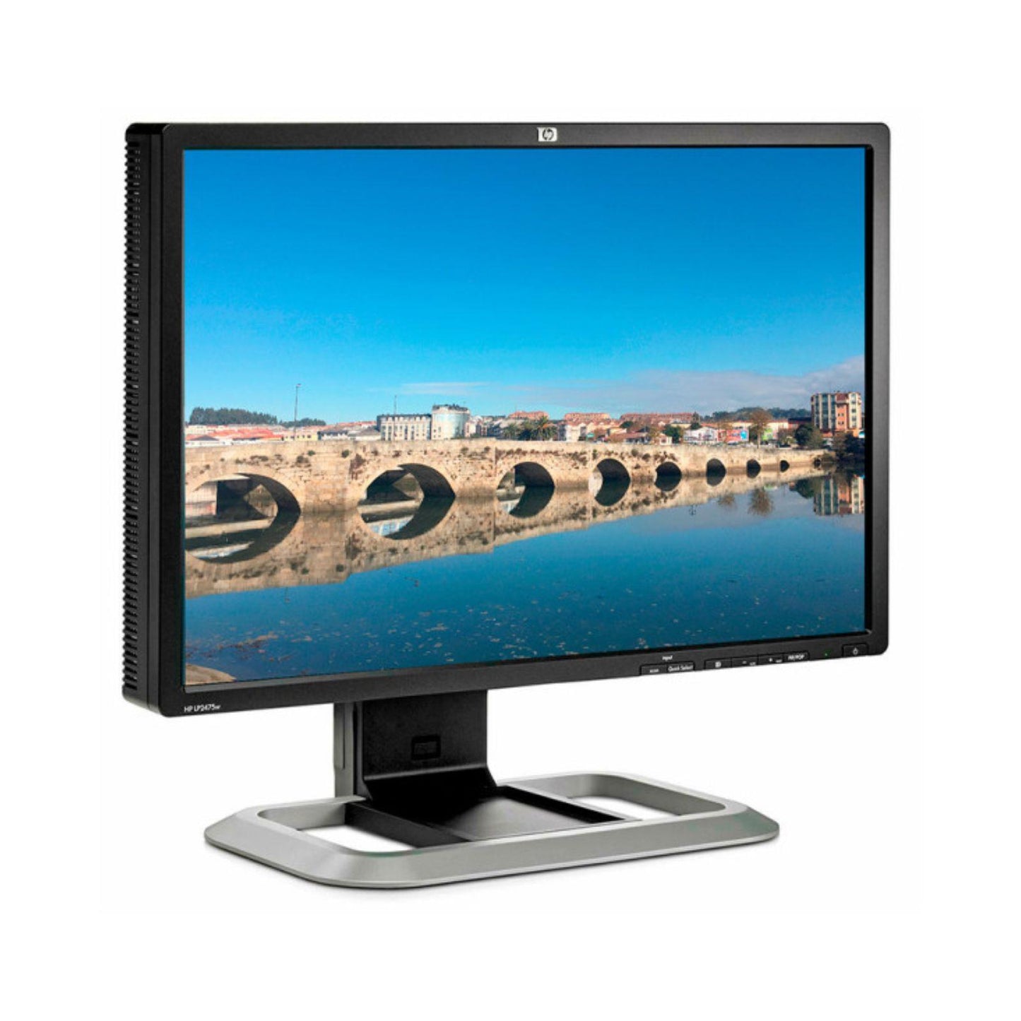 HP LP2475W 24" WUXGA 1920X1200 IPS LED MONITOR DP HDMI DVI PORT / WITHOUT STAND MONITOR FOR HOME & OFFICE USE   -  GOOD REFURBISHED