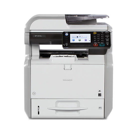 Ricoh SP4510SF Auto Duplex USB & Network 40PPM  1200DPI A4 Mono All in One Laser Printer -  Good - Refurbished
