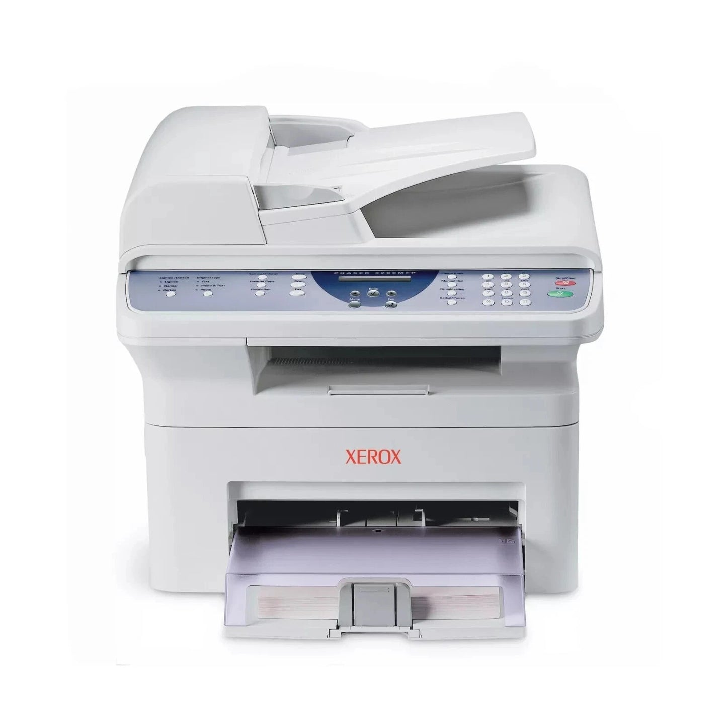 XEROX PHASER 3200MFP 24PPM 1200DPI USB ALL-IN-ONE A4 MONO LASER PRINTER + TONER   -   GOOD - REFURBISHED