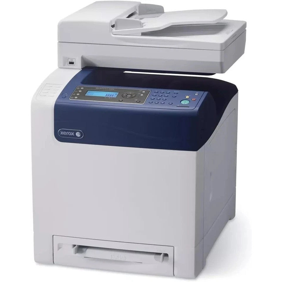 XEROX WORKCENTRE 6505N A4 COLOR LASER PRINTER 6505V_N MULTIFUNCTION + 100% TONER    - GOOD - REFURBISHED