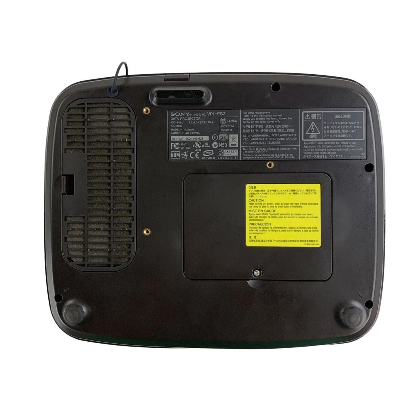 SONY VPL-ES3 3LCD PROJECTOR 2000 LUMENS SVGA HDMI COMPATIBLE OFFICE HOME    - GOOD - REFURBISHED