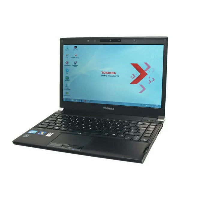 Toshiba Portege R830 Windows 11 Laptop Intel i5 8GB RAM 128GB SSD 13" HD Webcam WiFi BT -  Very Good Refurbished