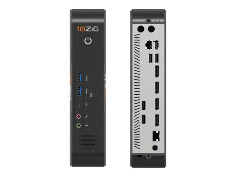 10Zig 6148v Tiny PC Windows 11 AMD Ryzen V1202B 8GB RAM 128GB SSD + 8GB(On-Board) 4x DisplayPort USB C USB 3.0 -  Good Refurbished