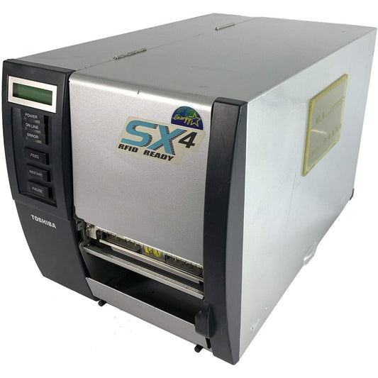 TOSHIBA TEC B-SX4 INDUSTRIAL THERMAL TRANSFER USB ETHERNET 203DPI LABEL PRINTER    -   USED