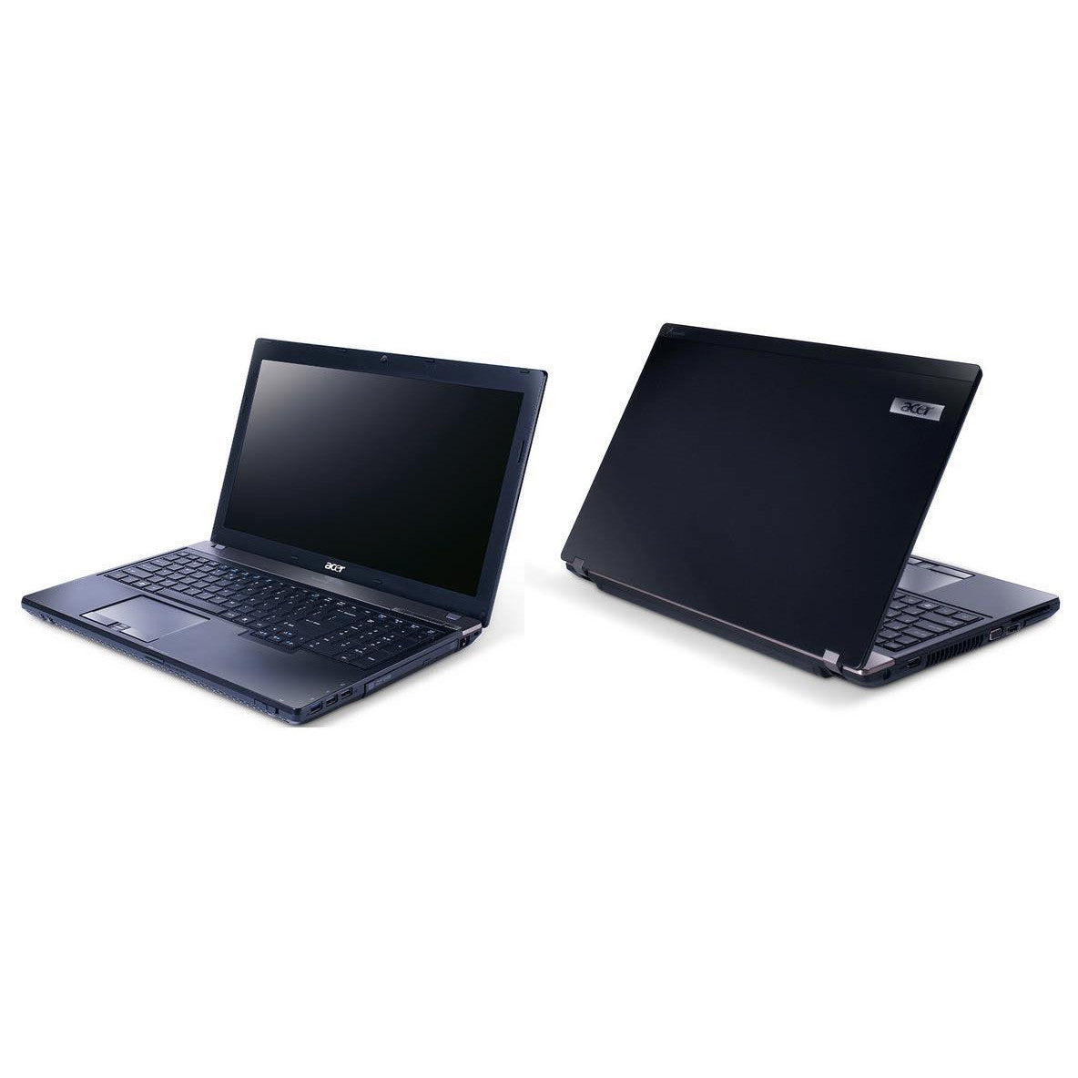 Acer TravelMate 8573 Windows 11 Laptop Intel i3 500GB Storage 15" HD Webcam DVD Wifi BT Colour Black- Very Good - Refurbished