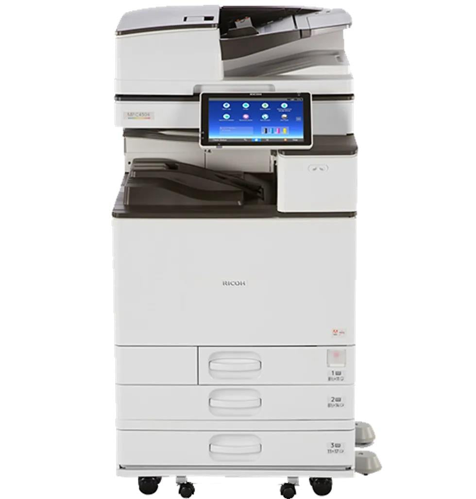 RICOH AFICIO MP C4504 COLOR A3 LASER MFP PRINTER SCANNER COPIER 45PPM
