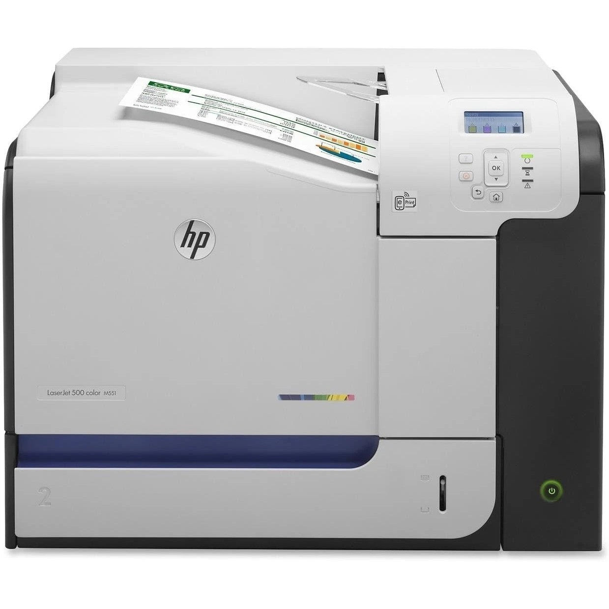 HP LASERJET ENTERPRISE 500 COLOR M551N NETWORK USB A4 COLOR LASER PRINTER CF081A    -   EXCELLENT - REFURBISHED