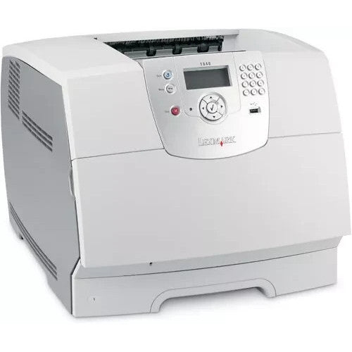 LEXMARK T640N NETWORK USB FAST 33PPM DESKTOP 1200 DPI A4 MONO LASER PRINTER - NO TONER   -  USED