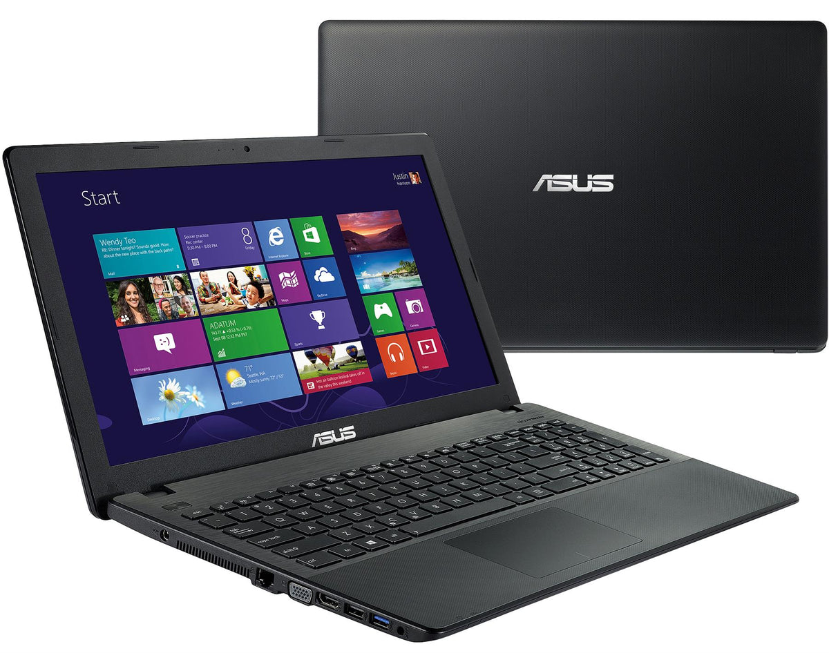 Asus X550CA Windows 11 Laptop Intel	Celeron 500GB Storage 15" HD Webcam DVD WiFi BT Colour Black- Very Good - Refurbished