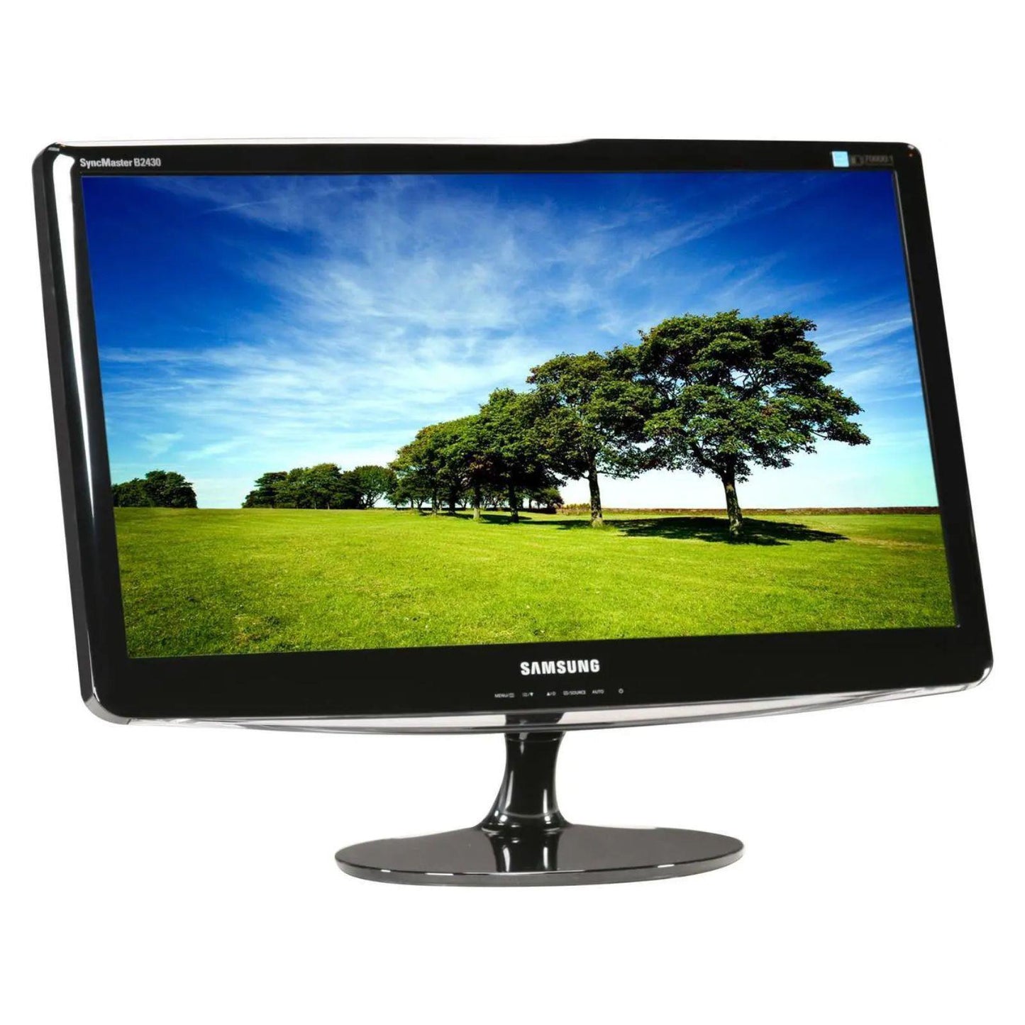 SAMSUNG B2430H 24" FULL HD LED BACKLIT MONITOR, 1920X1080 RESOLUTION, HDMI & VGA CONNECTIVITY, WITHOUT STAND   -  GOOD REFURBISHED