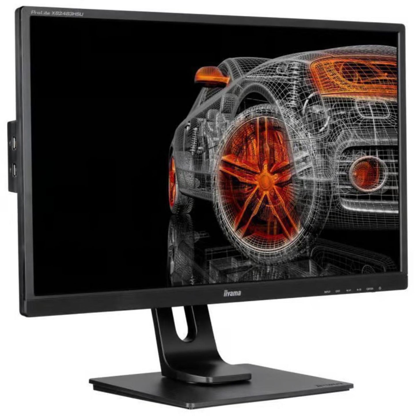 IIYAMA XB2483HSU PC MONITOR 24" LED FHD 1920X1080 DP HDMI VGA PORT 4 M/S 250 CD/M? OFFICE, CCTV, GAMING, HOME     -  GOOD REFURBISHED
