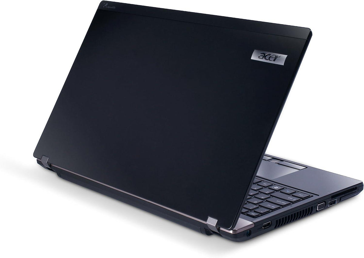 Acer TravelMate 8573 Windows 11 Laptop Intel i3 500GB Storage 15" HD Webcam DVD Wifi BT Colour Black- Very Good - Refurbished