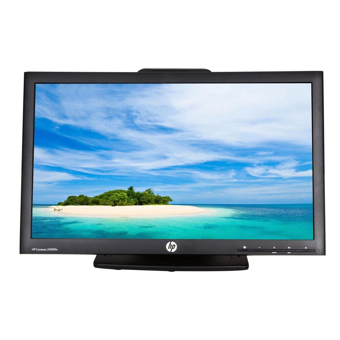 HP COMPAQ LA2006X 20" HD+ 1600X900 LCD MONITOR DP HDMI VGA / WITHOUT STAND MONITOR FOR HOME & OFFICE USE     -  GOOD REFURBISHED