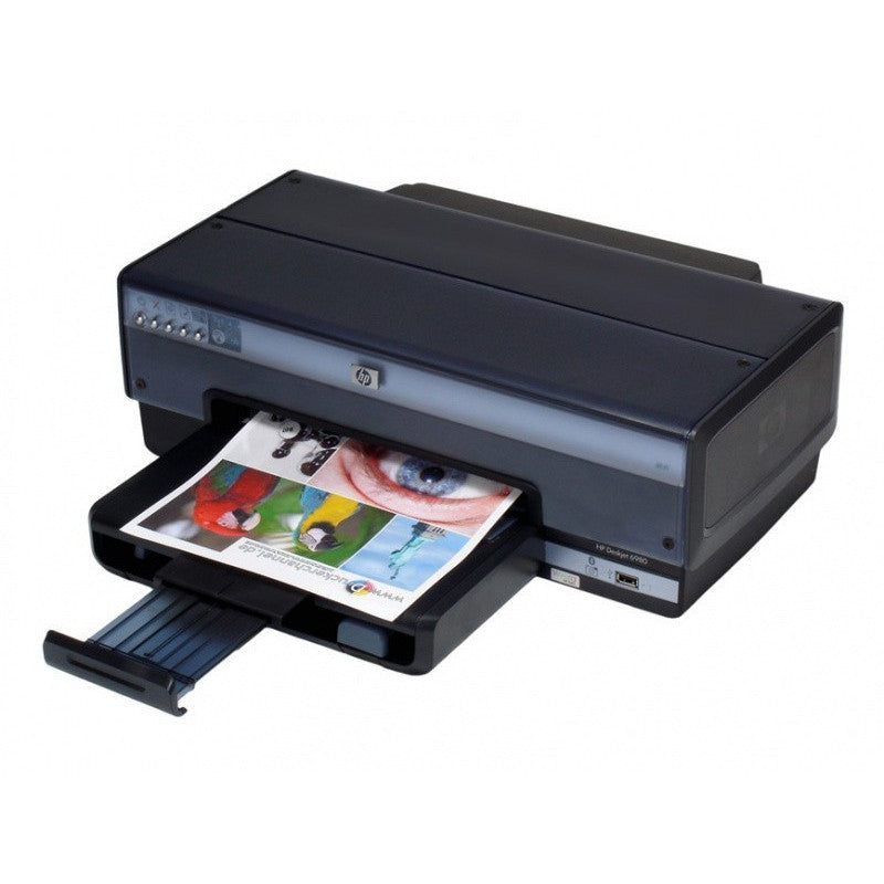 HP DESKJET 6980DN DUPLEX NETWORK A4 COLOR INKJET PRINTER C8969F - NO OUTPUT TRAY   -   USED