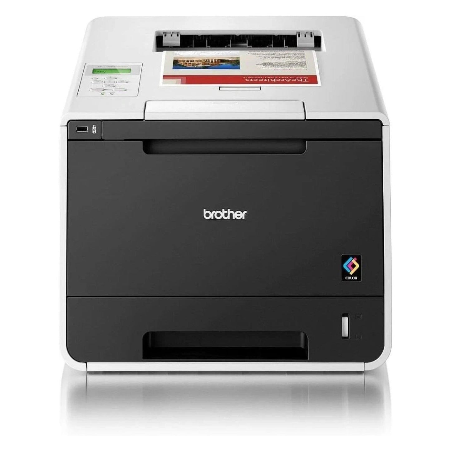 BROTHER HL-L8250CDN DUPLEX NETWORK 30 PPM USB LED A4 COLOR LASER PRINTER HLL8250CDNZU1  -  GOOD - REFURBISHED