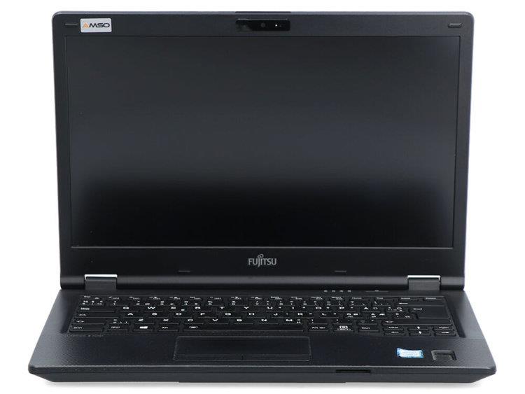 Fujitsu LifeBook E548 Windows 11 Laptop Intel i5 8GB RAM 128GB SSD 15" HD Webcam WiFi BT Colour Black- Very Good - Refurbished