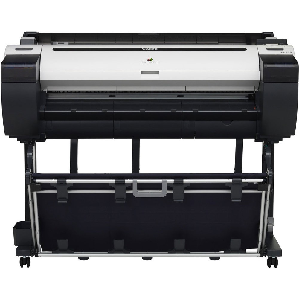 CANON iPF780 A0 COLOR PLOTTER 36" ROLL FEED USB LAN FAST 21s A1 CAD GIS PRINTER  -  USED