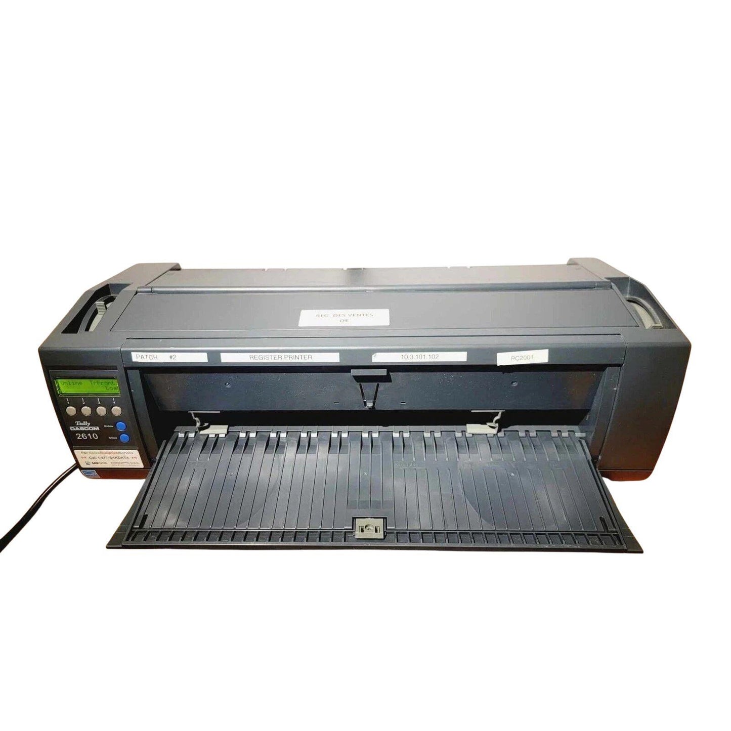 TALLY DASCOM 2610 DOT MATRIX 24-PIN HIGH SPEED NETWORK USB 680 CPS PRINTER   -     GOOD - REFURBISHED