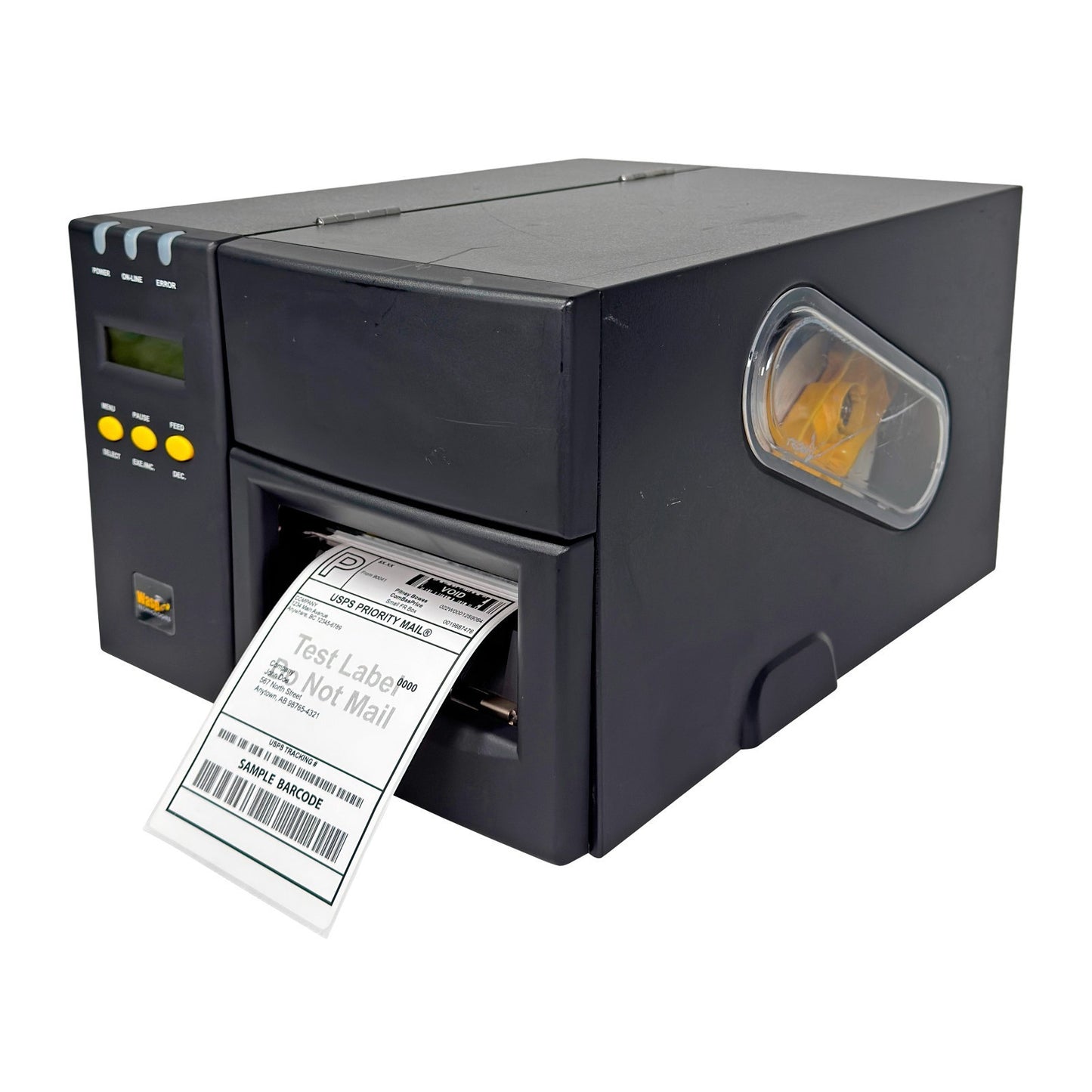 WASP WPL606 THERMAL TRANSFER & DIRECT INDUSTRIAL 203DPI LABEL BATCH 4X6 PRINTER    -    GOOD - REFURBISHED