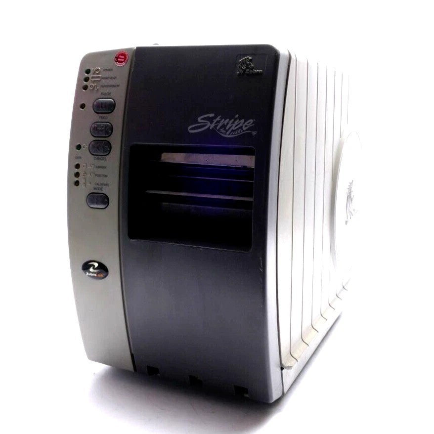 ZEBRA S600 INDUSTRIAL USB SERIAL PARALLEL 203DPI FAST THERMAL LABEL PRINTER   -   GOOD - REFURBISHED